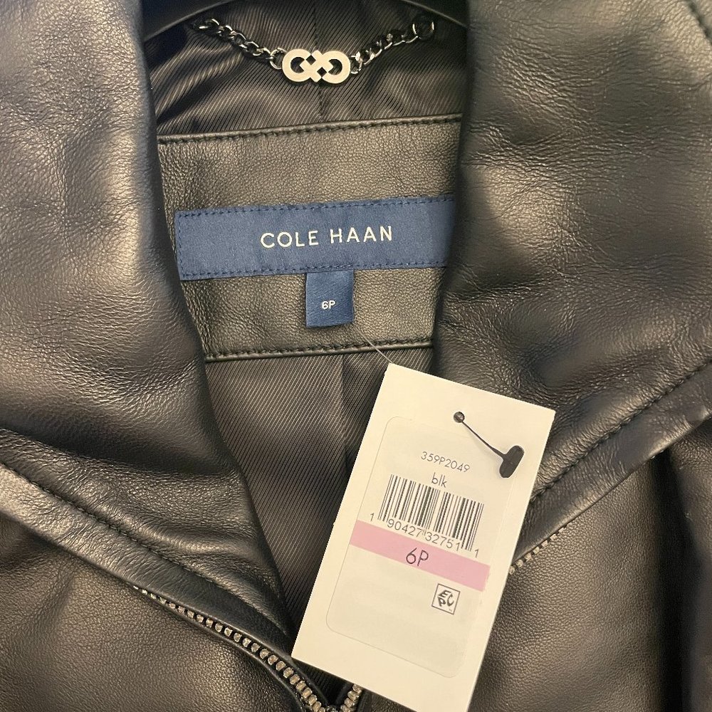 Cole Haan Leather Scuba Jacket - Picture 10 of 14